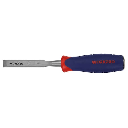 Prime-Line Hardened and Tempered Steel Wood Chisel, 1/2 Inch Wide Blade, Single Pack W043005